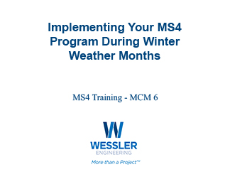 Implementing MS4 Winter Months