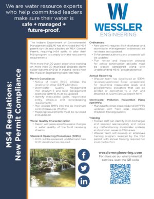 MS4 Regulations One Pager