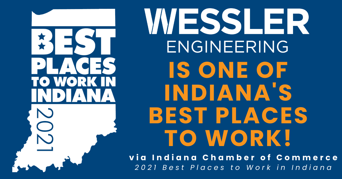Wessler Engineering Recognized as a 2021 Best Places to Work in Indiana
